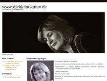 Tablet Screenshot of die-kleine-kunst.de